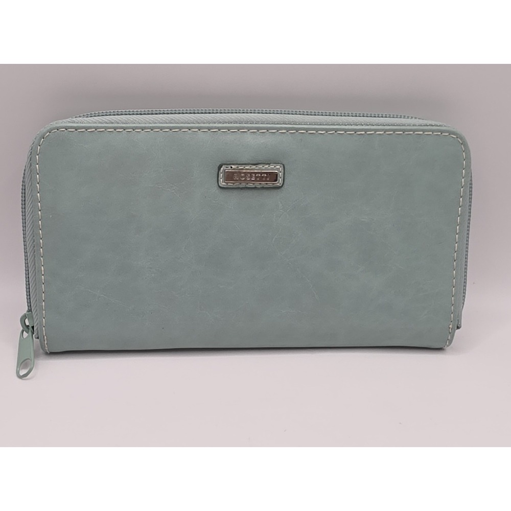 Rosetti Blue Zip Around Wallet